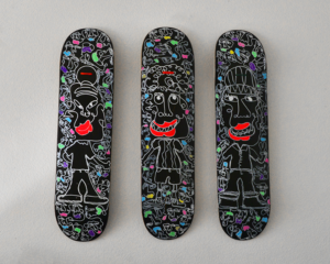GOLDNUGGET SKATEBOARD ''TRIO'' 420 EDITION